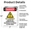 Signmission No Flammable Liquids Danger Sign, Aluminum, 7in W x 10in L, 2PK OS-2PACK-DS-A-710-V-1466 - alternate 7